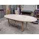 Table Ovale en chêne dessus PATCHWORK Réf. VALFRAMBERT