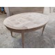Table Ovale en chêne dessus PATCHWORK Réf. VALFRAMBERT