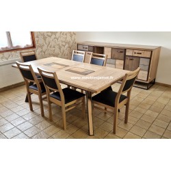 Salle PATCHWORK de chêne 