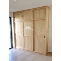 Dressing sur mesure en Frêne massif Réf. REZE