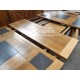 Table Ovale en chêne dessus PATCHWORK Réf. VALFRAMBERT