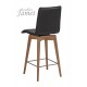 Tabouret de Bar Piètement rond conique rotatif Réf. T9810/T9812