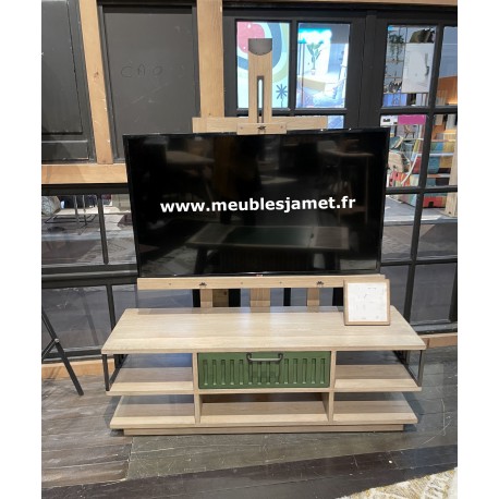 Meuble TV Chevalet en Chêne 