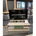 Meuble TV Chevalet en Chêne style Atelier Réf. A5627 A