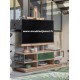 Meuble TV Chevalet en Chêne 