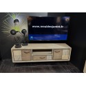 Meuble TV Style PATCHWORK de chêne Réf. A2929P