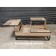 Table basse deux plateaux relevables PATCHWORK Réf. A2994P