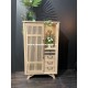 Vitrine Style Atelier en Chêne Réf.A5747