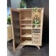 Vitrine Style Atelier en Chêne Réf.A5747