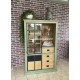 Meuble Vitrine Style Industriel Chêne et métal Réf.EU24 Olive