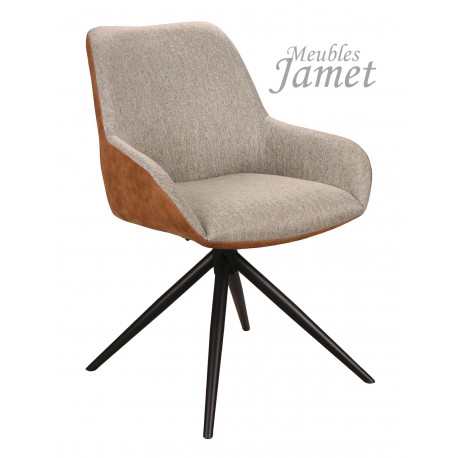 Chaise FAST Réf. CH722 T92 MARRON
