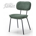 Chaise Style Industriel Piètement Métal Réf. HONEY