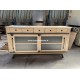 Buffet Enfilade Style Industriel 2 portes coulissantes Réf. GENE