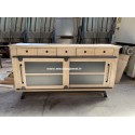 Buffet Enfilade Style Industriel 2 portes coulissantes Réf. GENE