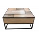 Table basse Carrée PATCHWORK 1 plateau relevable Réf. A2993P