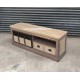 Meuble TV Style Industriel Bois et métal Réf. FUVEAU
