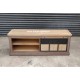 Meuble TV Style Industriel Bois et métal Réf. FUVEAU