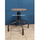 Tabouret Style Industriel Chêne et métal Réf. A1648