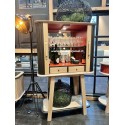 Cabinet bar Style contemporain portes coulissantes rideaux Réf. A5812