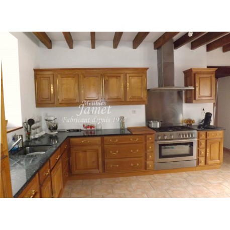 Cuisine rustique large en bois