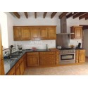 Cuisine rustique large en bois