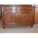 Meuble bas campagnard large en bois 