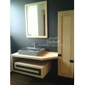 Salles de bain Contemporaine bois clair