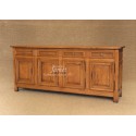 Enfilade Louis XIII bois rouge 