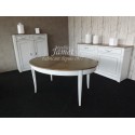 petite salle à manger laquée grise